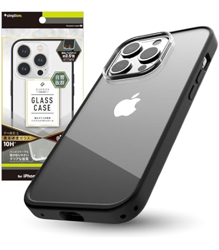 Amazon.co.jp: Simplism シンプリズム iPhone 15 Pro Max [GLASSICA